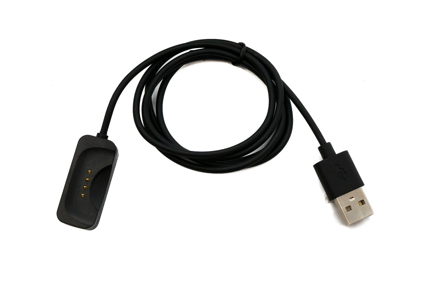 USB 2.0 Kabel 100 cm Ladekabel für OnePlus Watch 2 Smartwatch in Schwarz