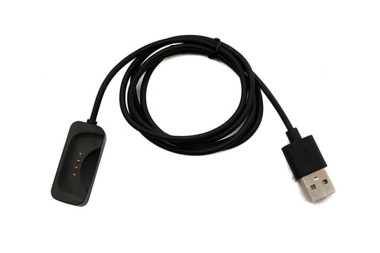 USB 2.0 Kabel 100 cm Ladekabel für OnePlus Watch 2 Smartwatch in Schwarz