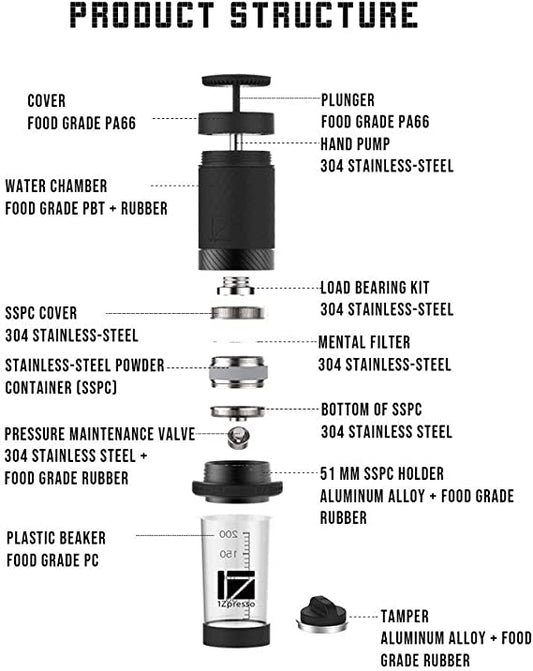 1Zpresso Portable Espresso Coffee Maker