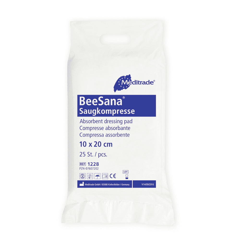 Meditrade BeeSana® Saugkompresse - 25 Stück