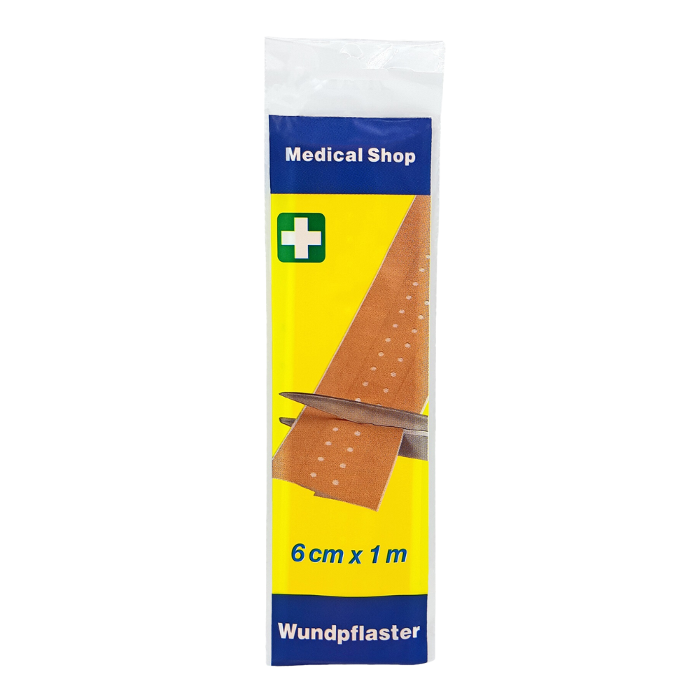 Medical Shop  Wundpflaster , 6 cm x 1m, Beutel  starr | Packung (1 Stück)