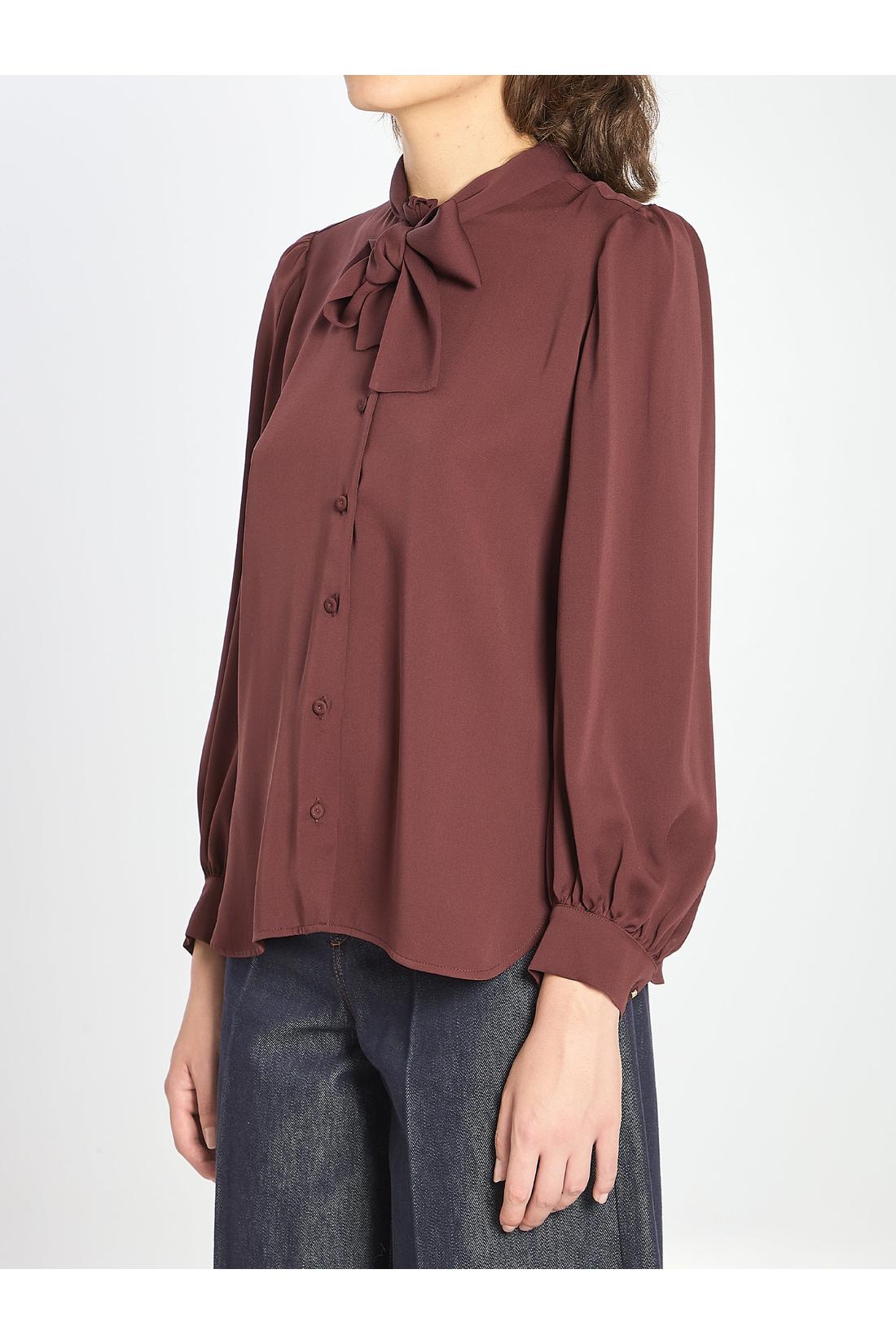 Melania silk shirt