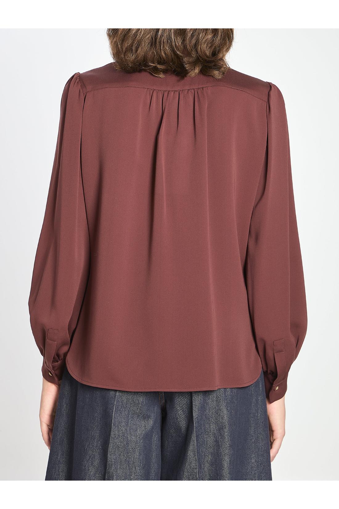 Melania silk shirt
