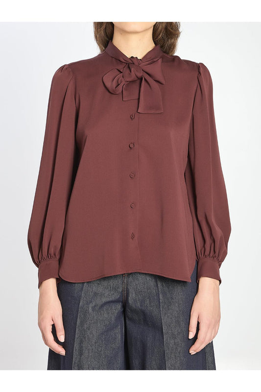 Melania silk shirt