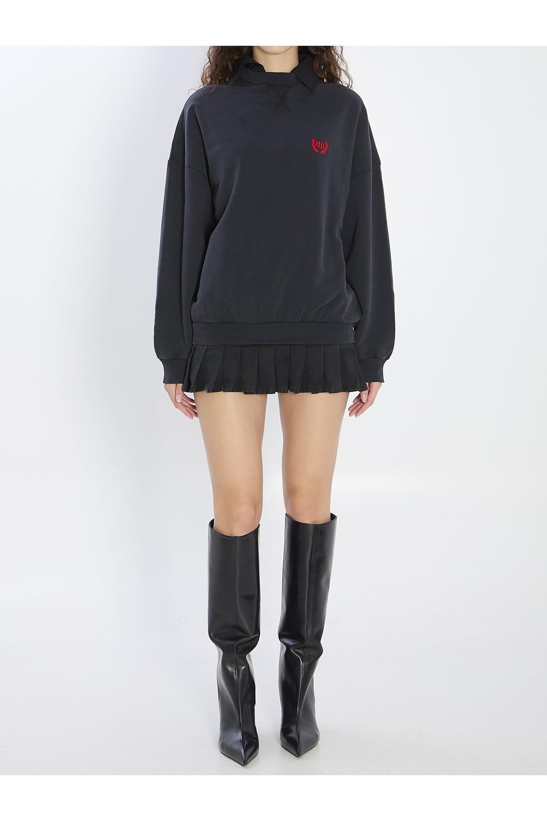 Mini dress in cotton