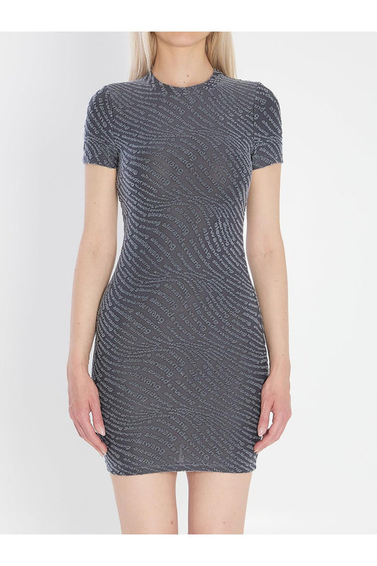 Mini dress in graphite