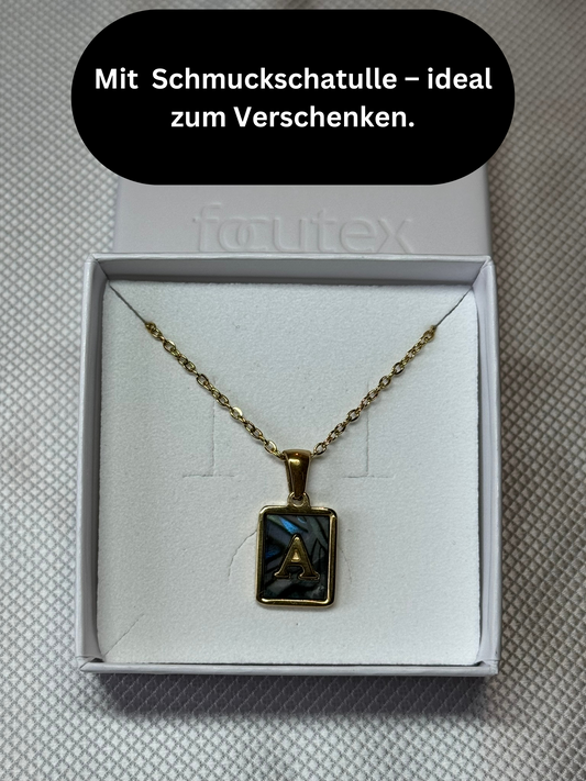 Buchstaben Kette Gold –  18K Vergoldung & Edelstahl