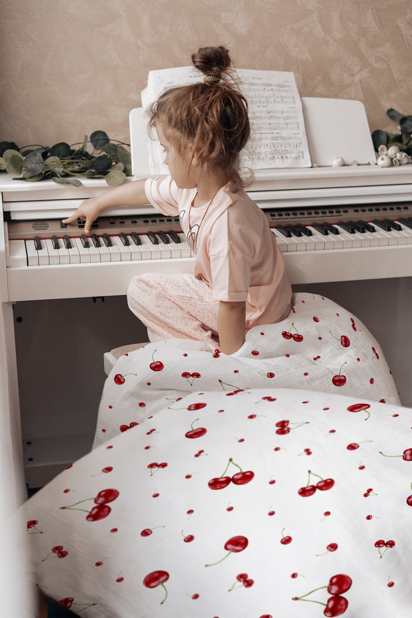 "Cherries" Premium Children's Bedding