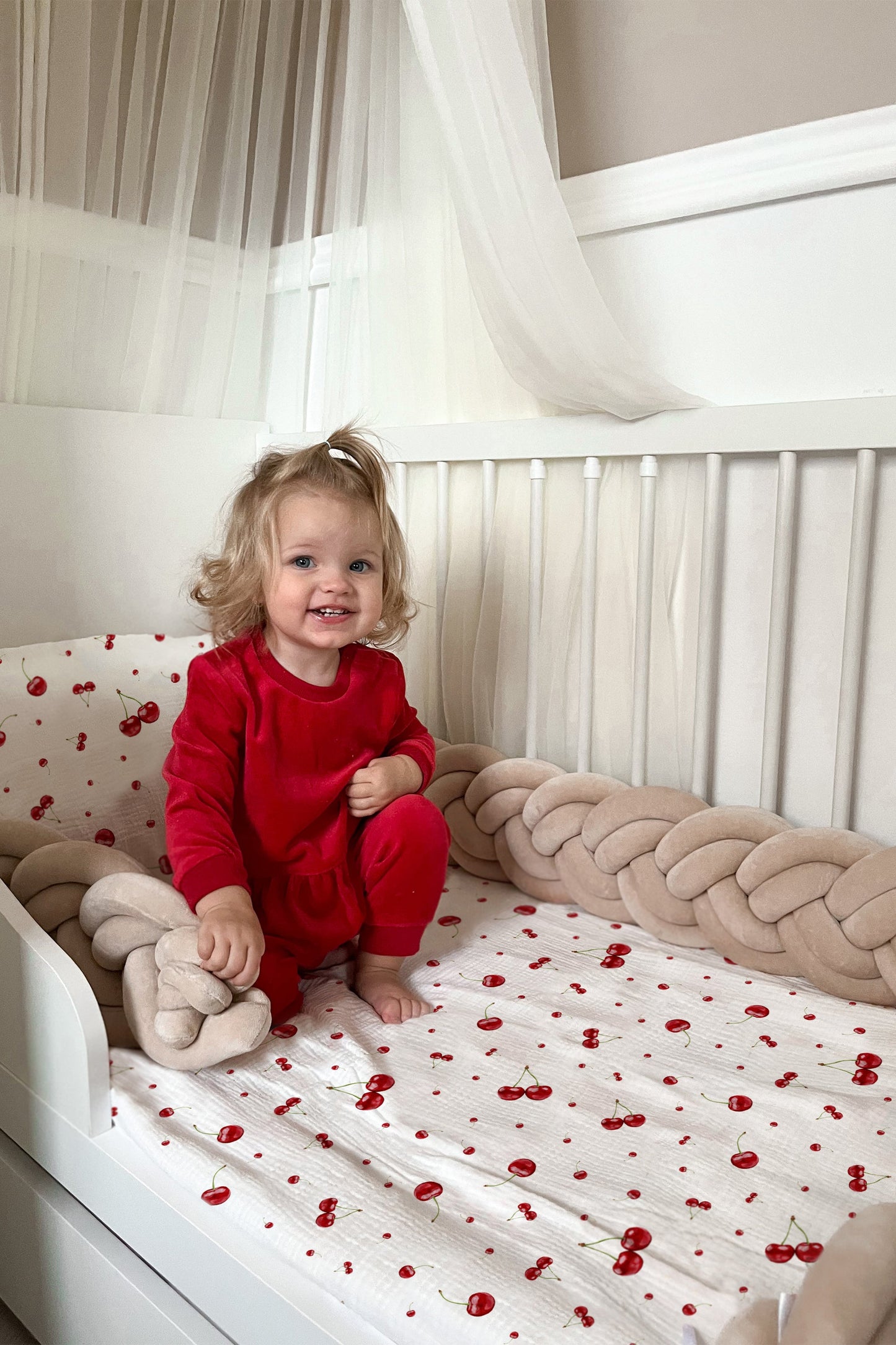 "Cherries" Premium Children's Bedding