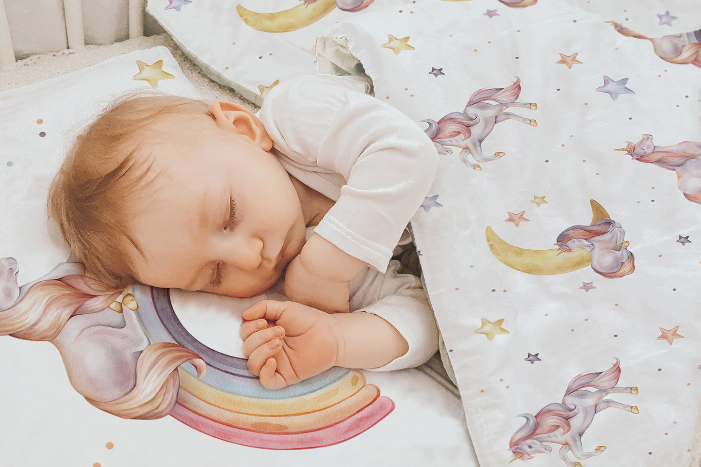 "Rainbow Unicorn" Premium Children's Bedding