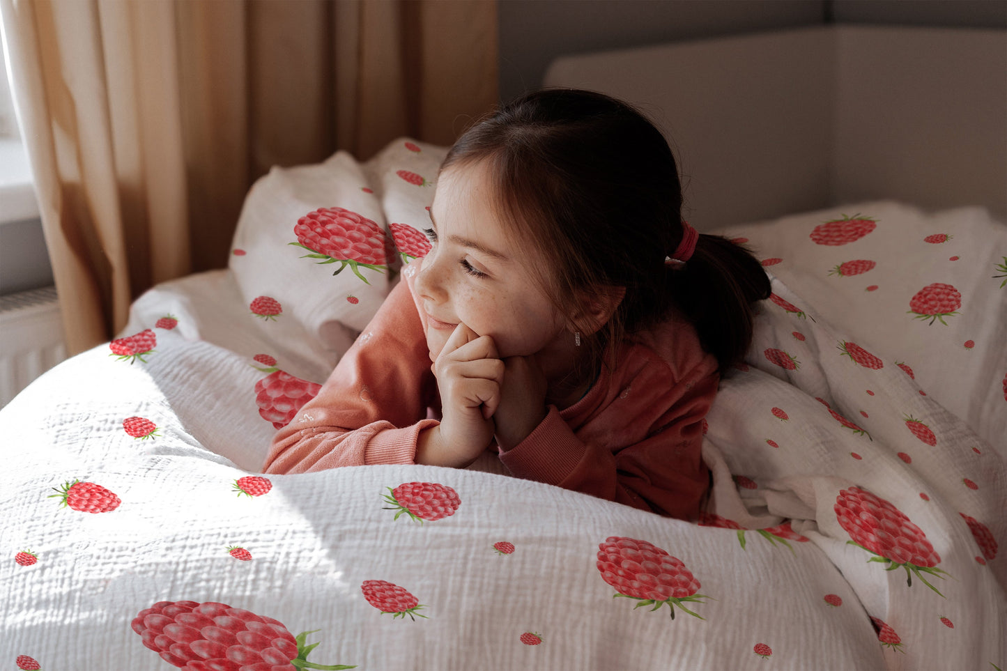 "Raspberries" Premium Children's Bedding