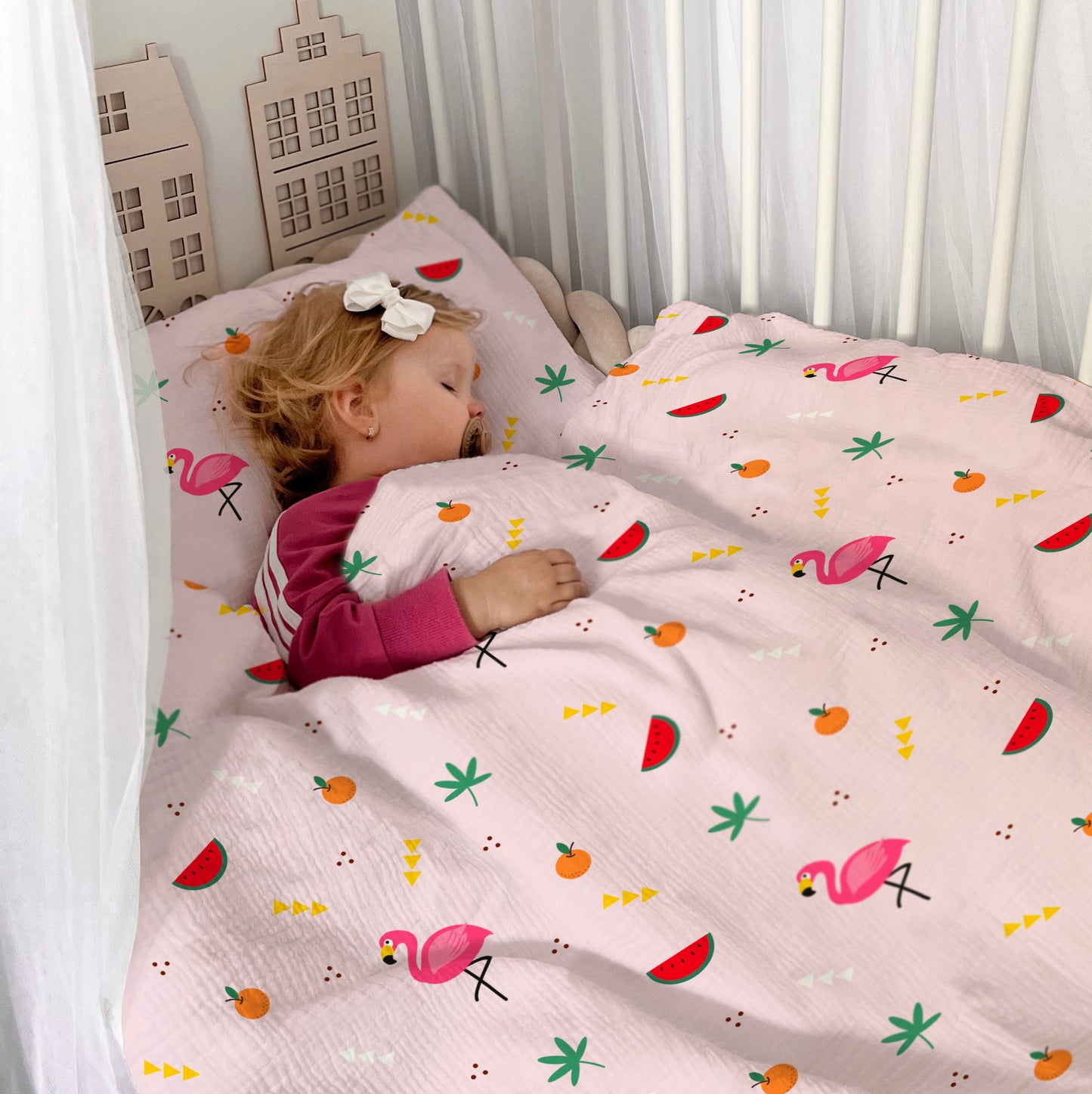 "Flamingo" Premium Children's Bedding