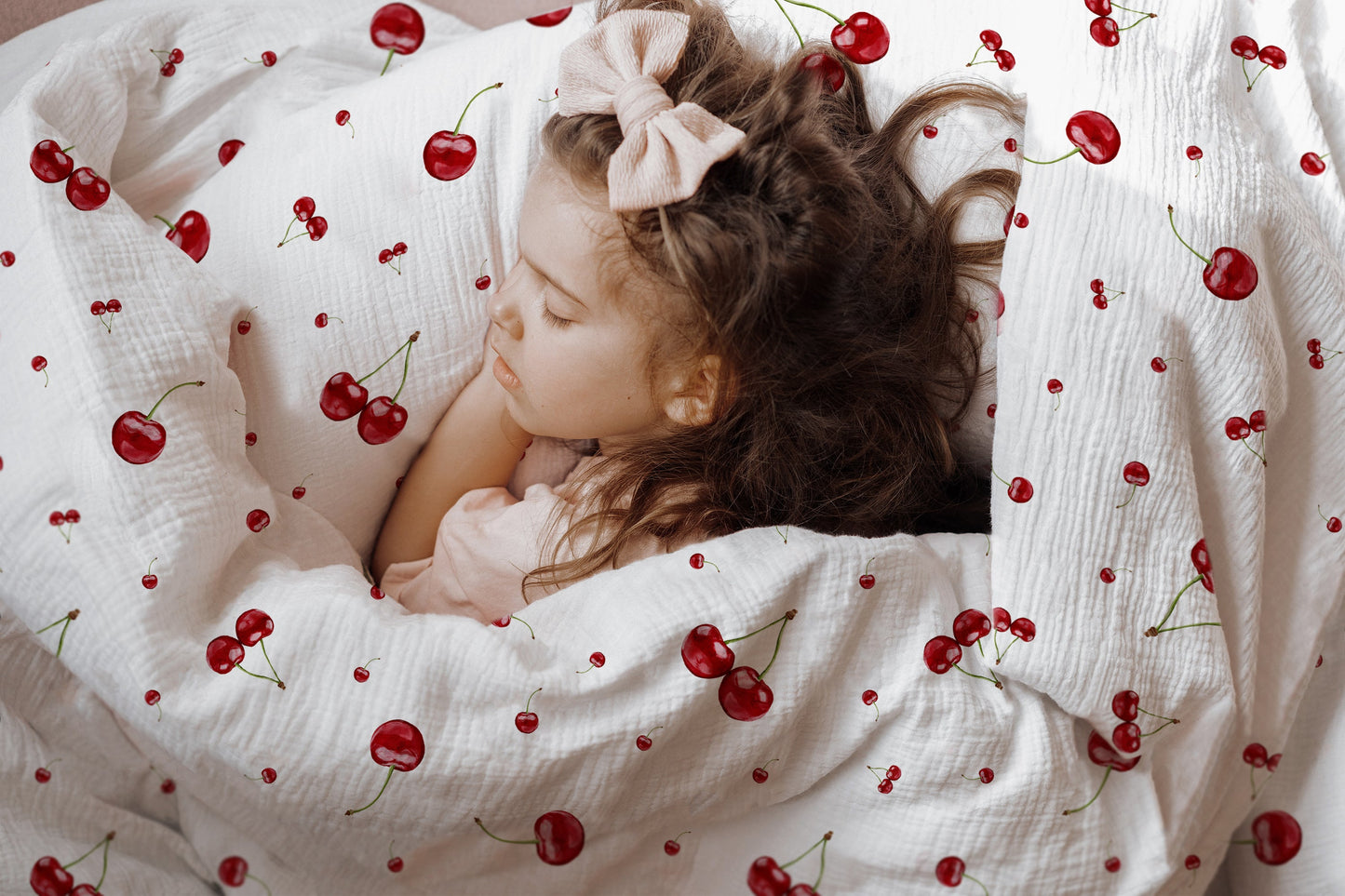 "Cherries" Premium Children's Bedding
