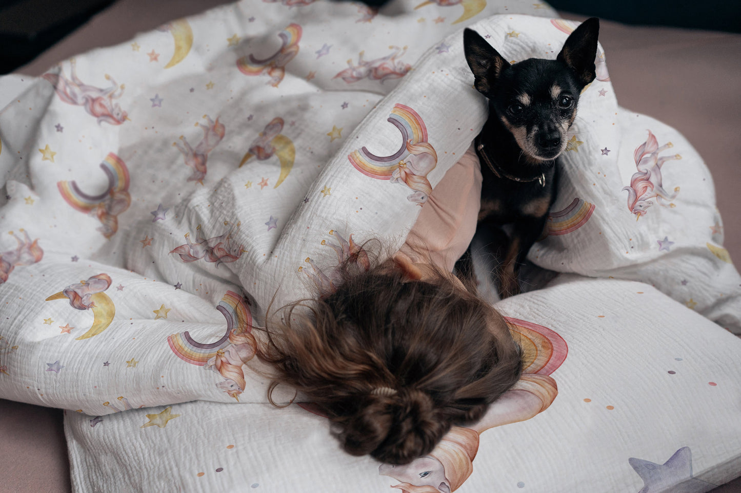 "Rainbow Unicorn" Premium Children's Bedding