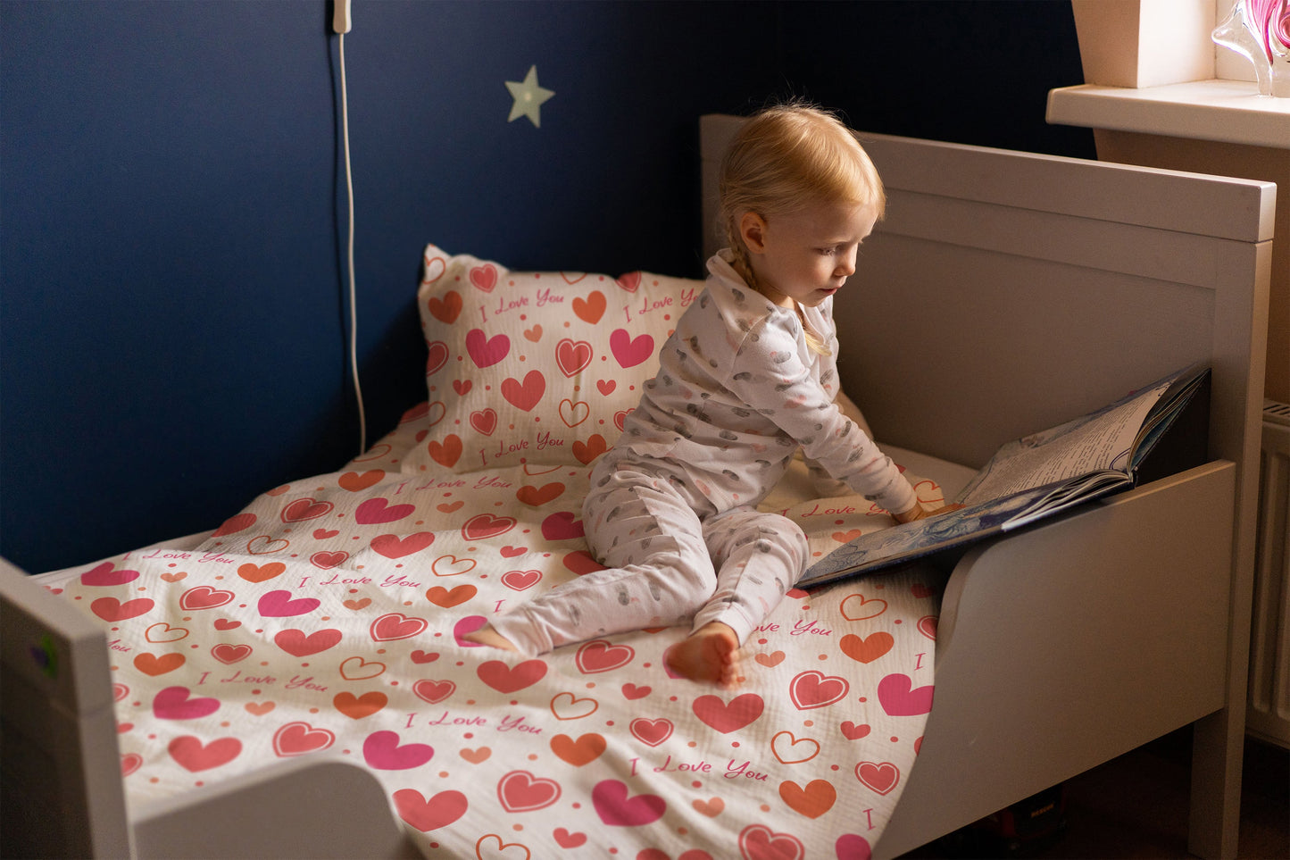 "I love you" premium children's bed linen
