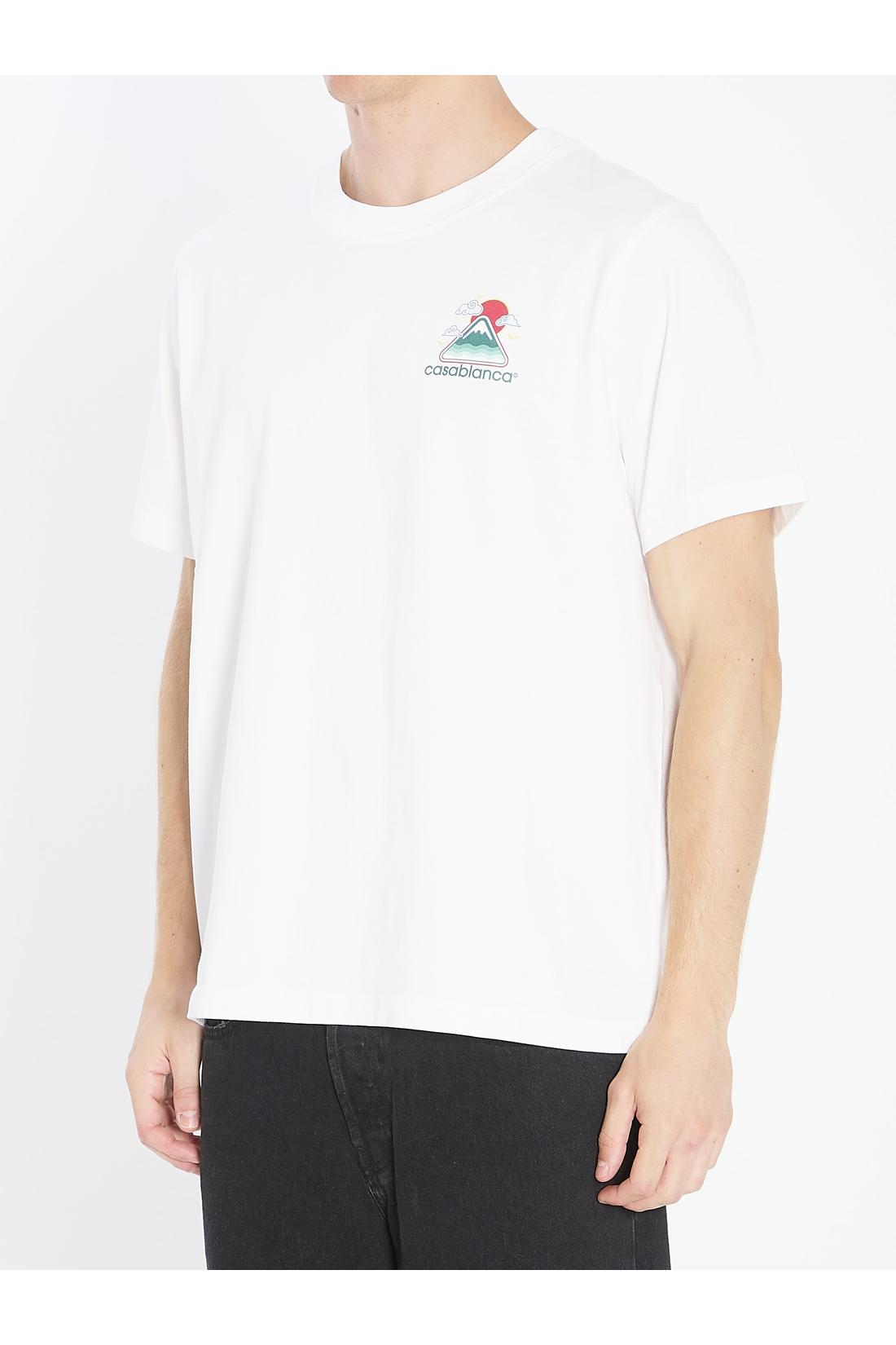 Montagne ondulée printed t-shirt