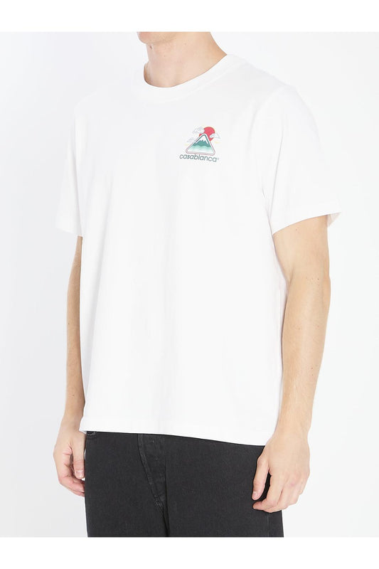 Montagne ondulée printed t-shirt