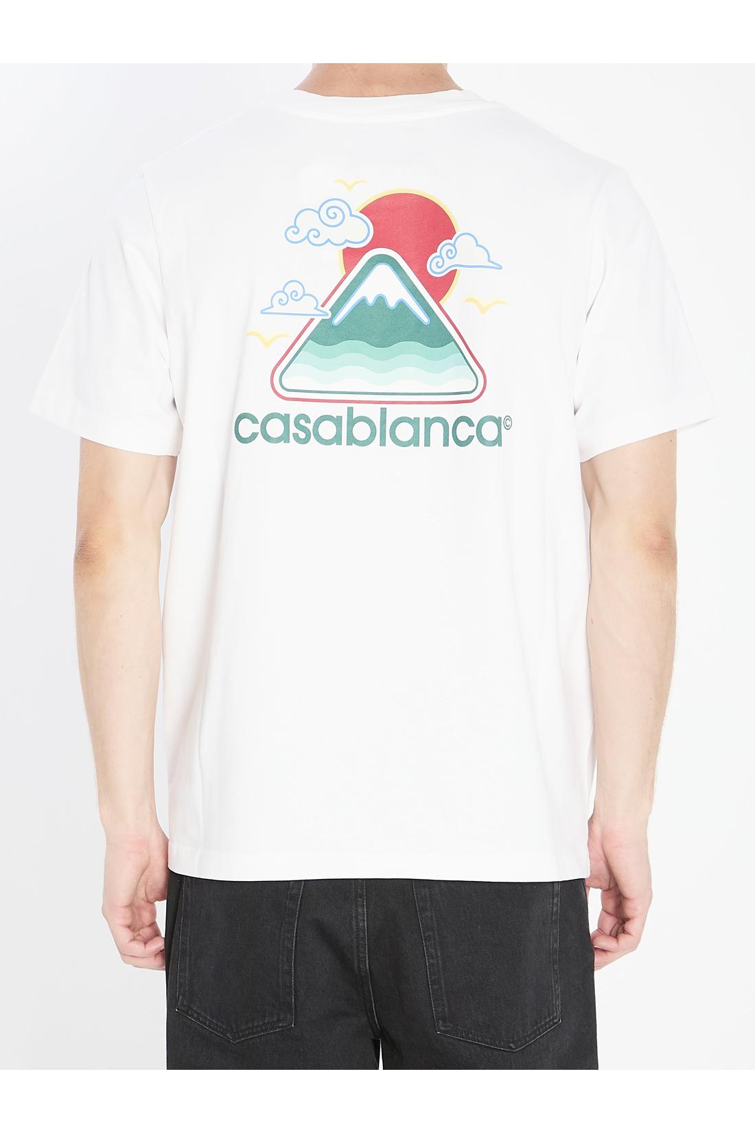 Montagne ondulée printed t-shirt