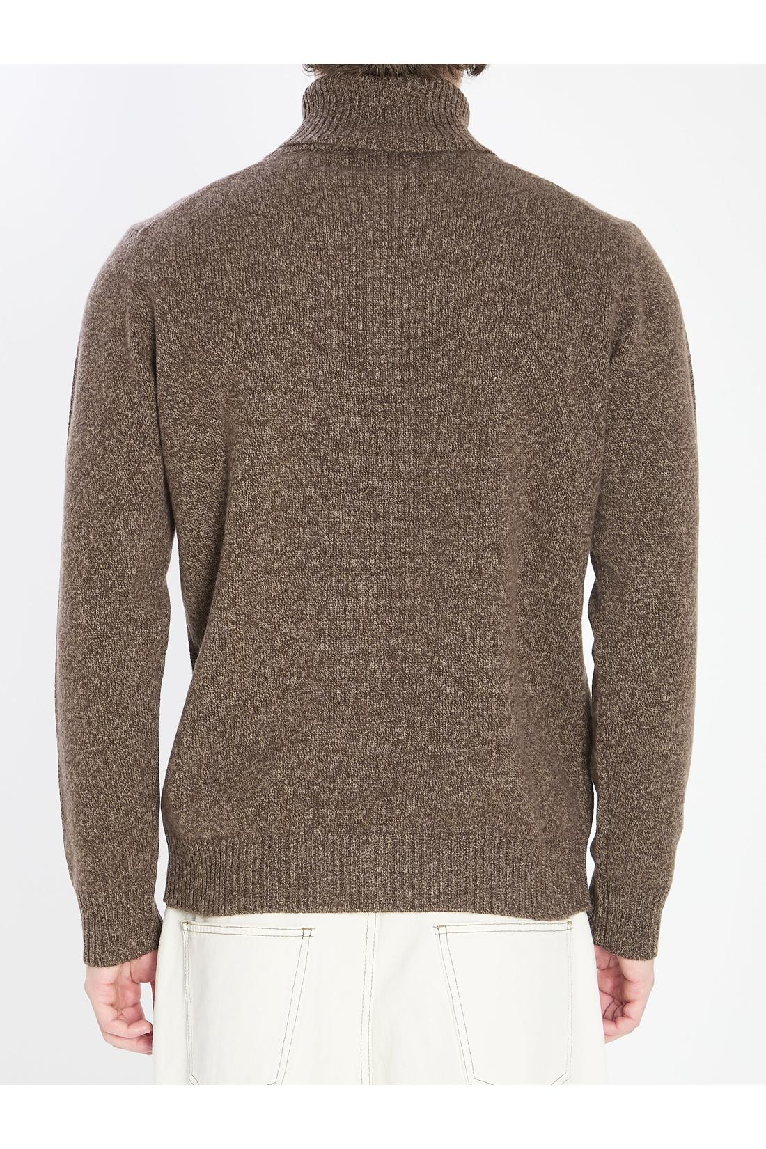 Mouline turtleneck sweater