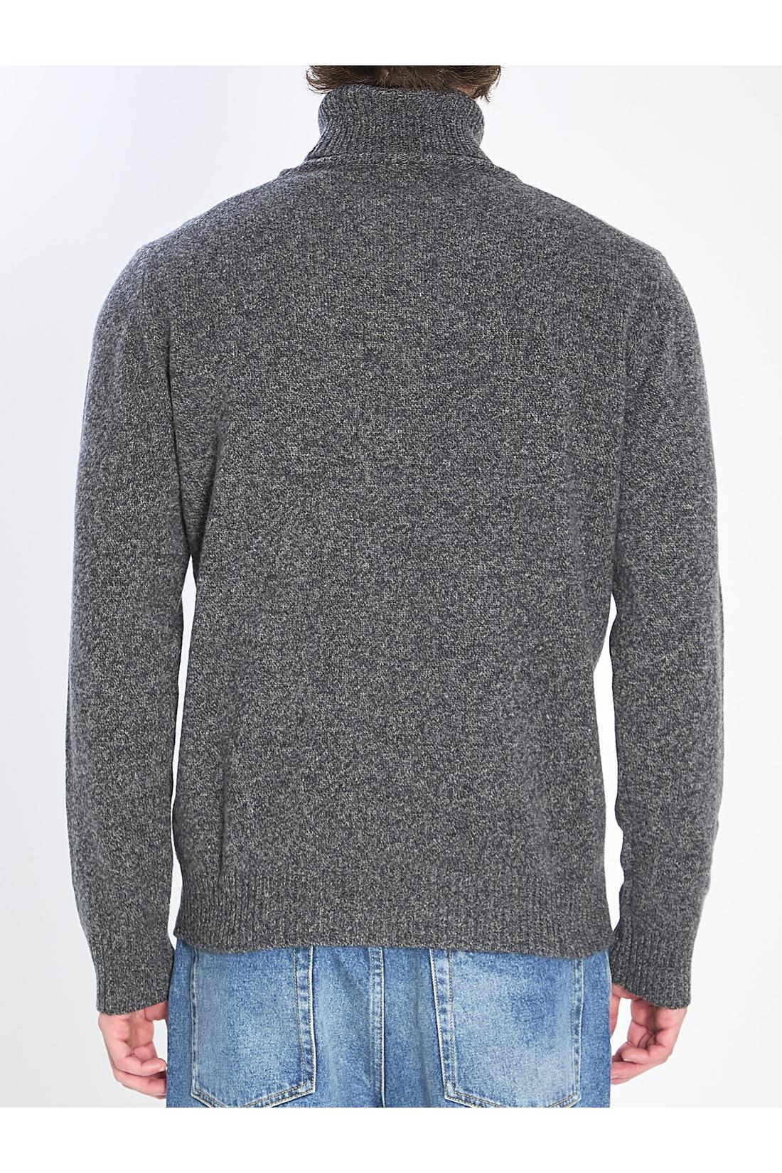 Mouline turtleneck sweater