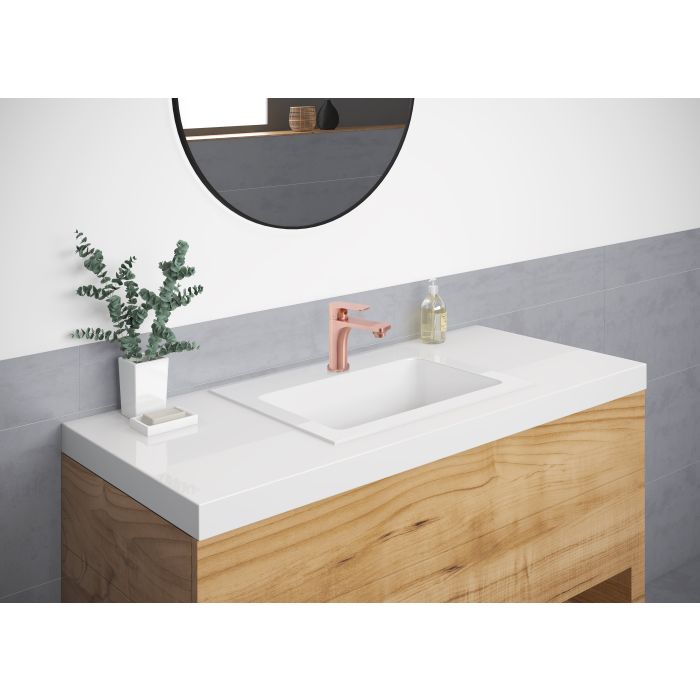 Cornat "NOIR ROUND" Waschtisch-Einhebelmischer (kupfer)