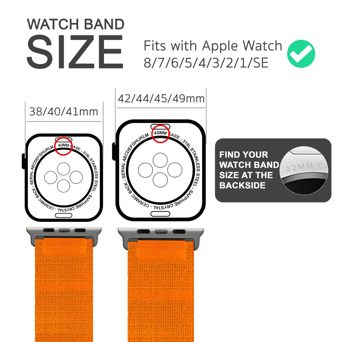 Alpine Band for Apple Watch Ultra/SE/8/7/6/5/4/3/2/1, 42 44 45 49mm
