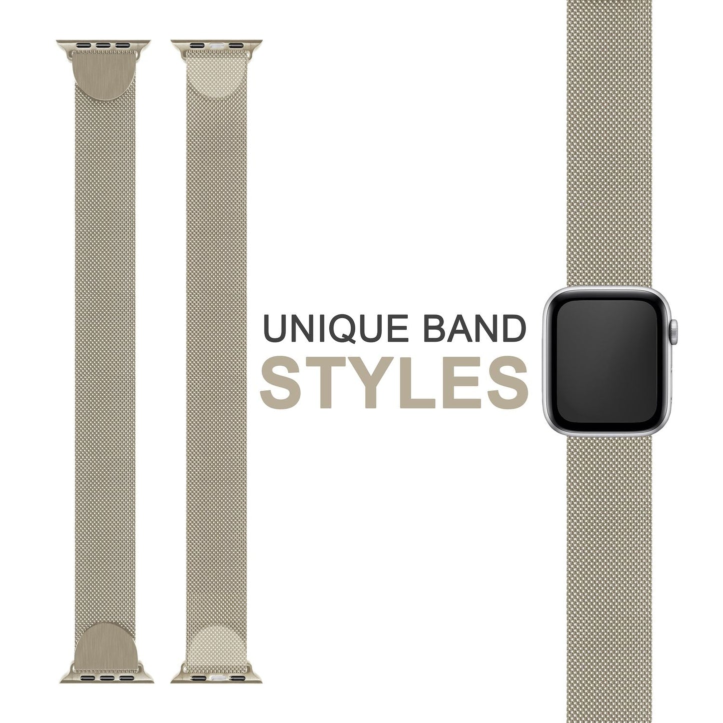 Mílanó málmól fyrir Apple Watch SE/8/7/6/5/4/3/2/1, 38/40/41 mm