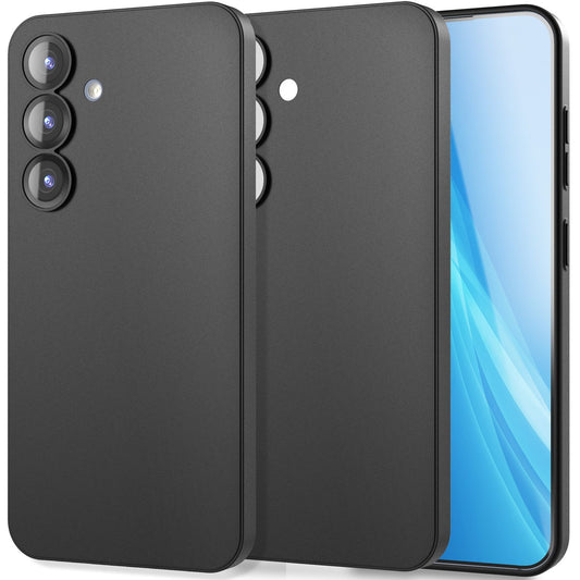 NALIA Phantom Case for Samsung Galaxy S25, Extremely Thin 0.3mm Hard Case, Matte Protective Case, Fingerprint-Resistant, Minimalist, Feather-Light Phone Case