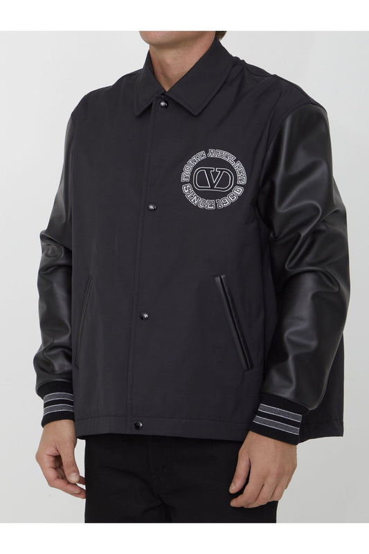 Nylon track jacket