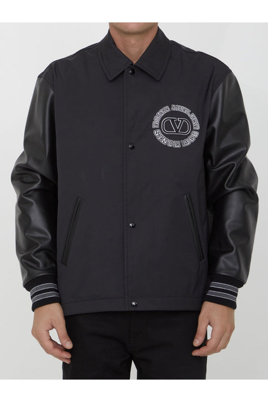 Nylon track jacket