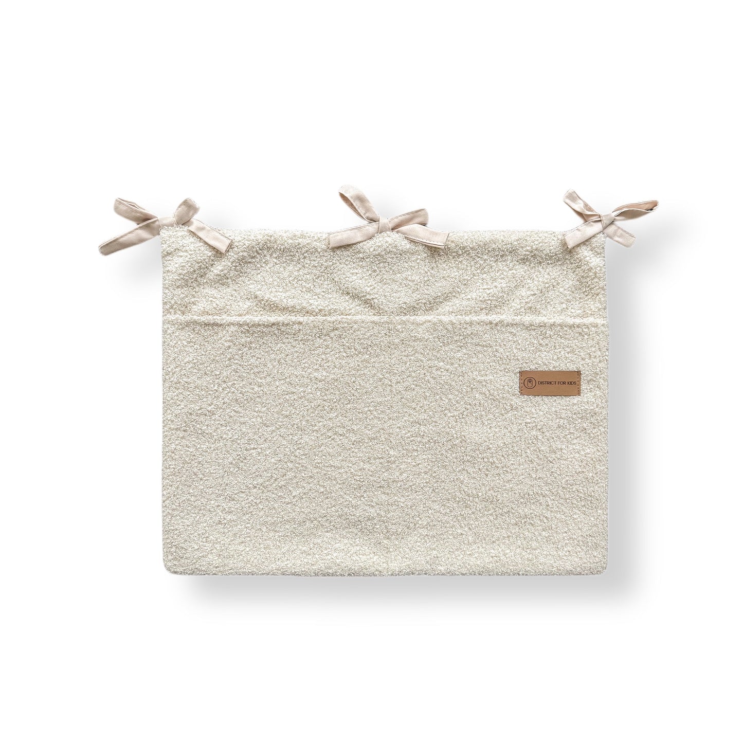 Babybett Organizer Teddystoff Bouclé - Aufbewahrung fürs Babyzimmer