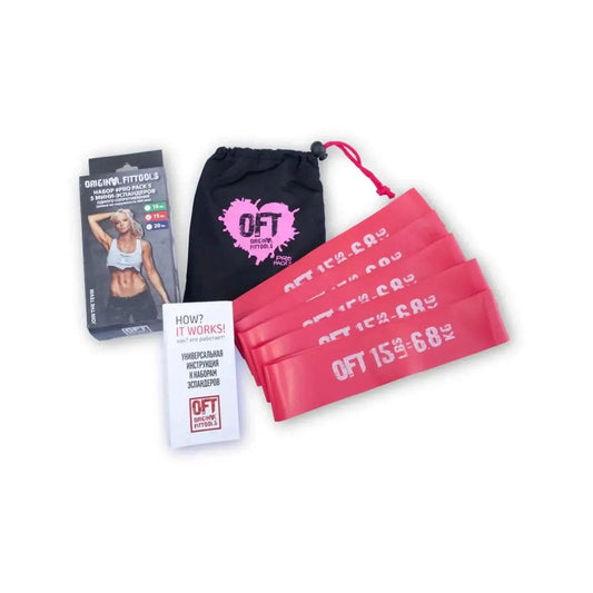 Fittools Mini Resistancebänder rot - 15 lbs