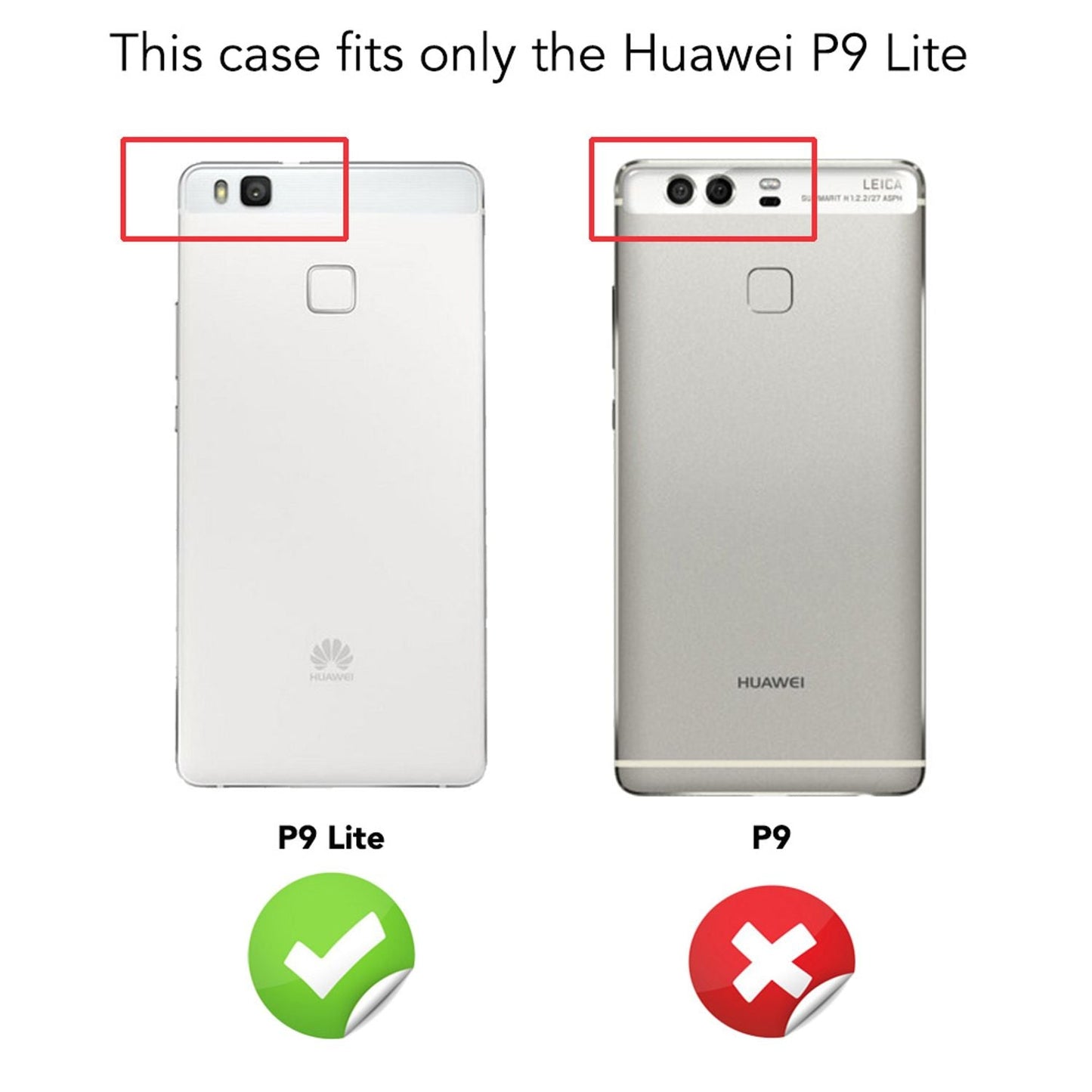 Huawei P9 Lite 2016 360° símahulstur frá NALIA, sílikonhlíf með fullri vörn