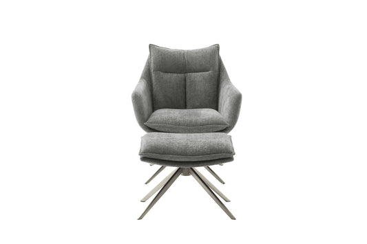 PARKER Loungesessel inkl. Hocker