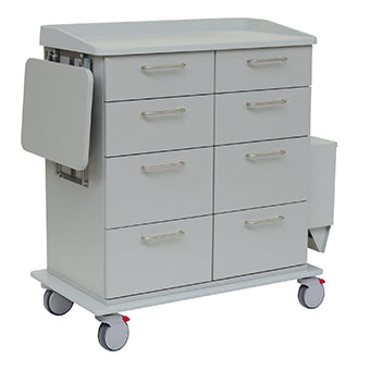 Novocal Pflege- und Arbeitswagen Fahrgestell bestehend aus einer  durchgehenden Vollkunststoffplat | Packung (1 Stück)