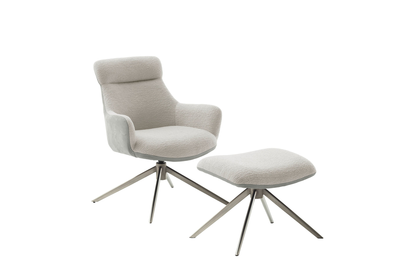 PELION hægindastóll með fótskemli