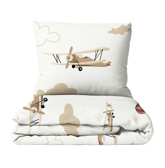 "Airplanes and Clouds" Premium Children's Bedding