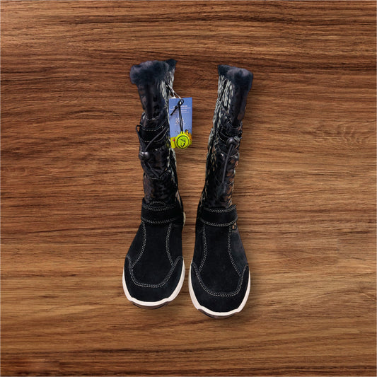 Lurchi Damen Leder-Winterstiefel in Schwarz Herstellernummer : 33-30752-81( Letzte Stück )
