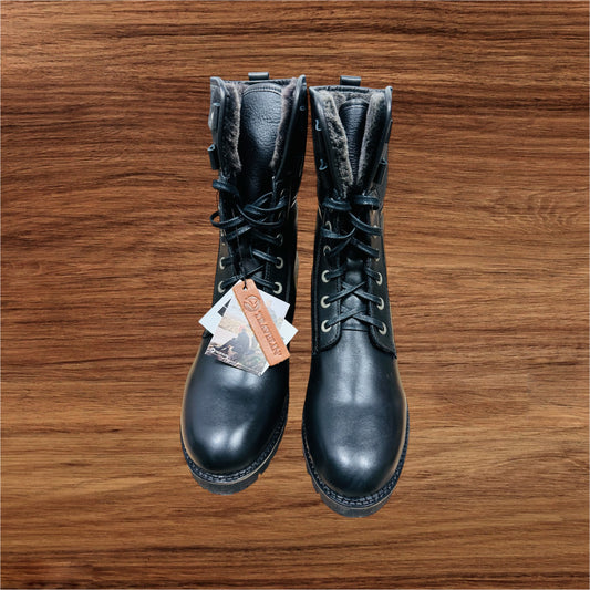 Travelin Myre Wollgefütterte Schnürstiefel Damen Schwarz Herstellernummer: TR_MYR-colblck ( Letzte Stück )