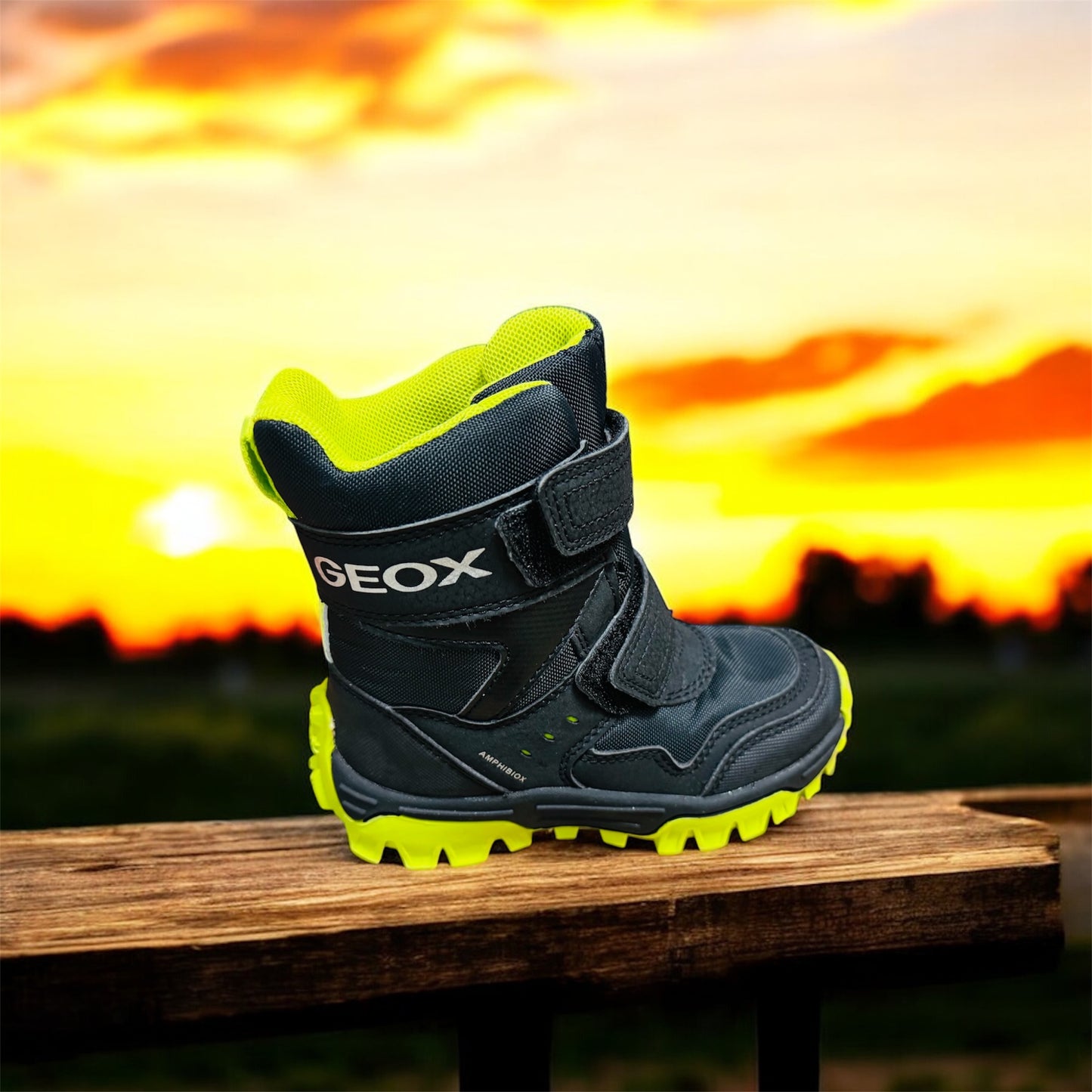 Geox HIMALAYA BB ABX C - NYL+DBK children's boots in black. Manufacturer number: J36FRC OFUCE C0802 ( last pieces ) 