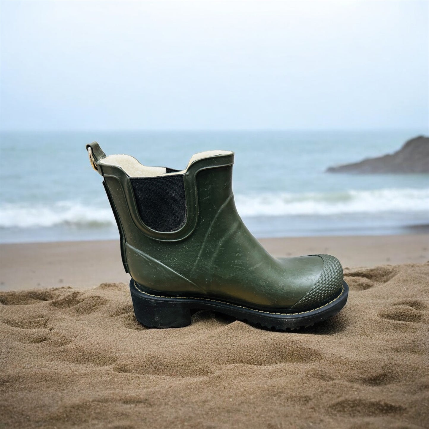 Ilse Jacobsen women's rubber boots high heel low RUB47 In Army Manufacturer number: Rub47 410 Army ( Last pieces ) 