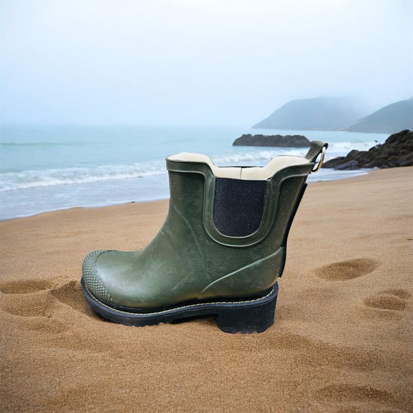 Ilse Jacobsen women's rubber boots high heel low RUB47 In Army Manufacturer number: Rub47 410 Army ( Last pieces ) 
