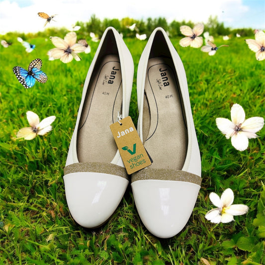 Jana Vegan Damen Pumps in Weiß Herstellernummer : M2236641 ( Letzte Stück )