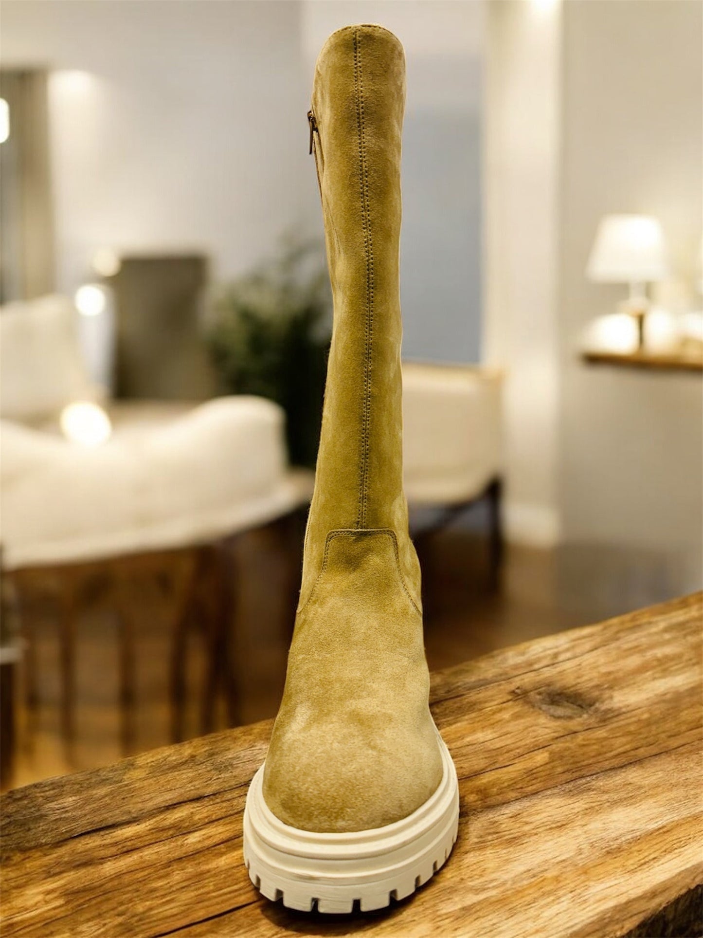 Geox D Iridea C Suede Damen Winter Stiefel