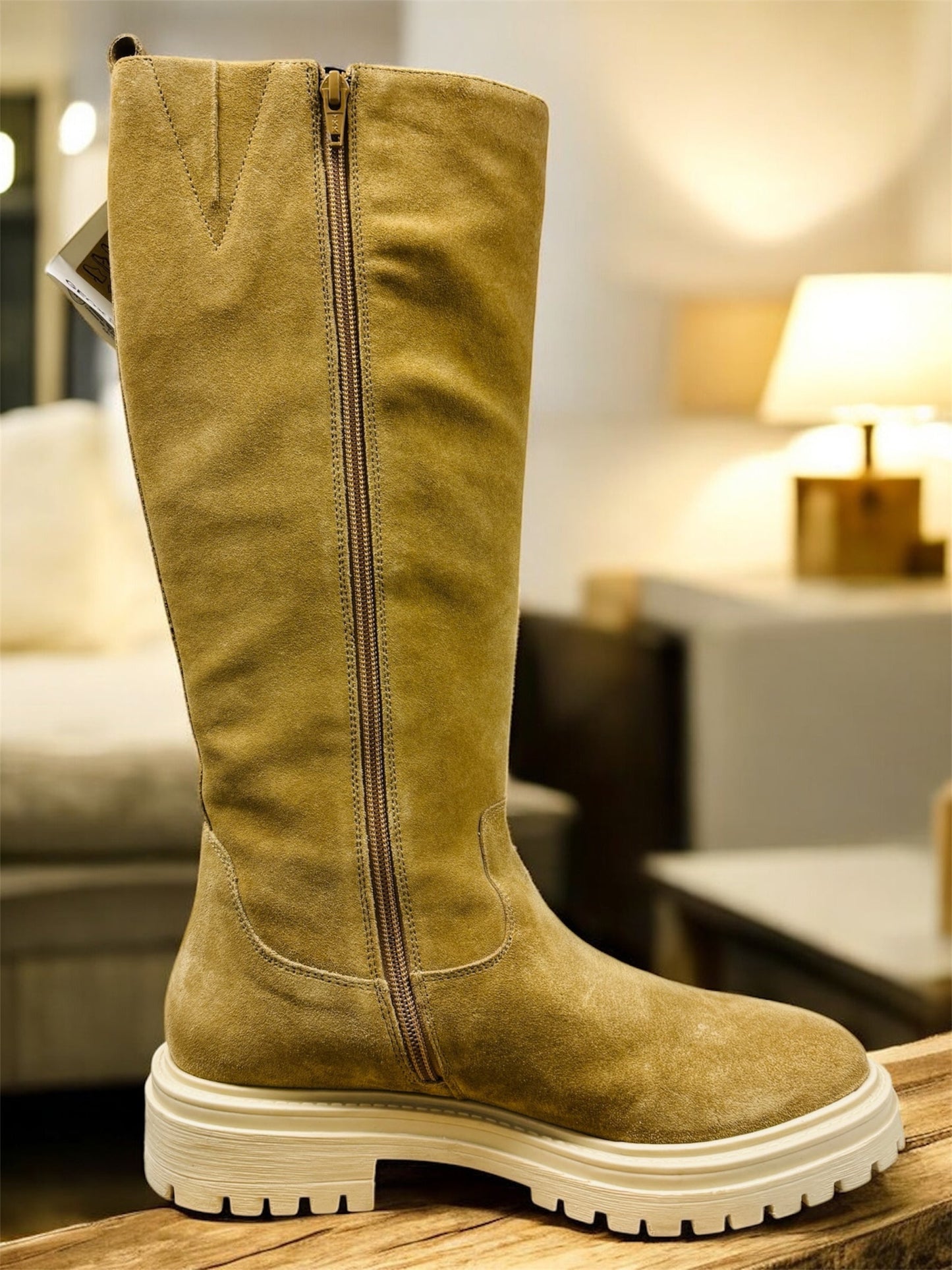 Geox D Iridea C Suede Damen Winter Stiefel