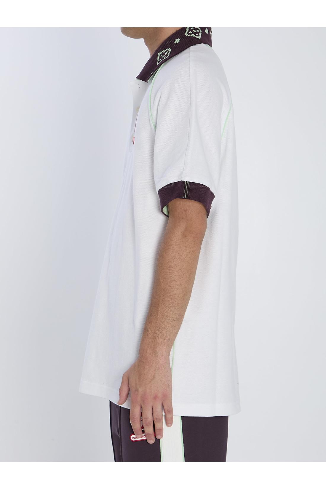 Piqué cotton polo shirt