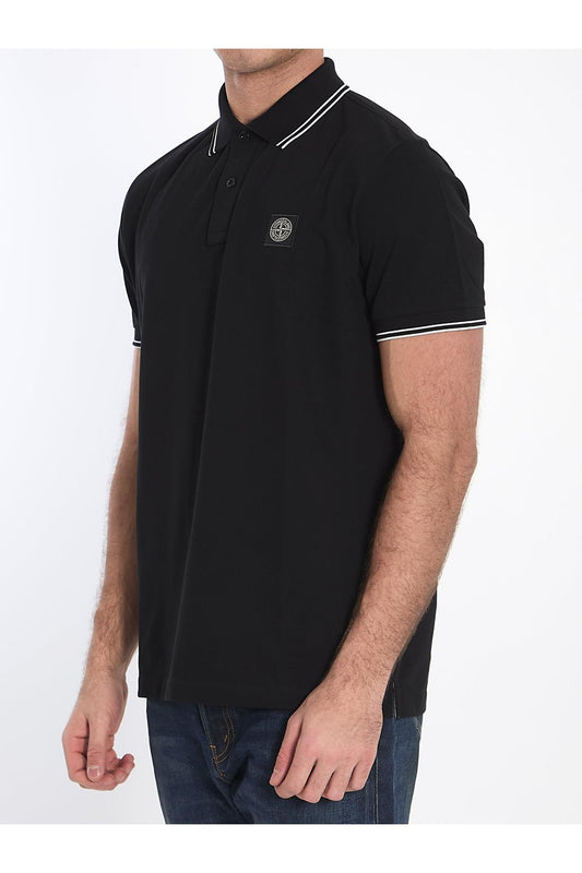 Polo shirt in piqué cotton