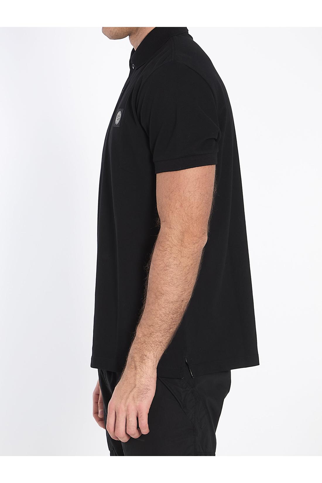 Polo shirt in piqué cotton