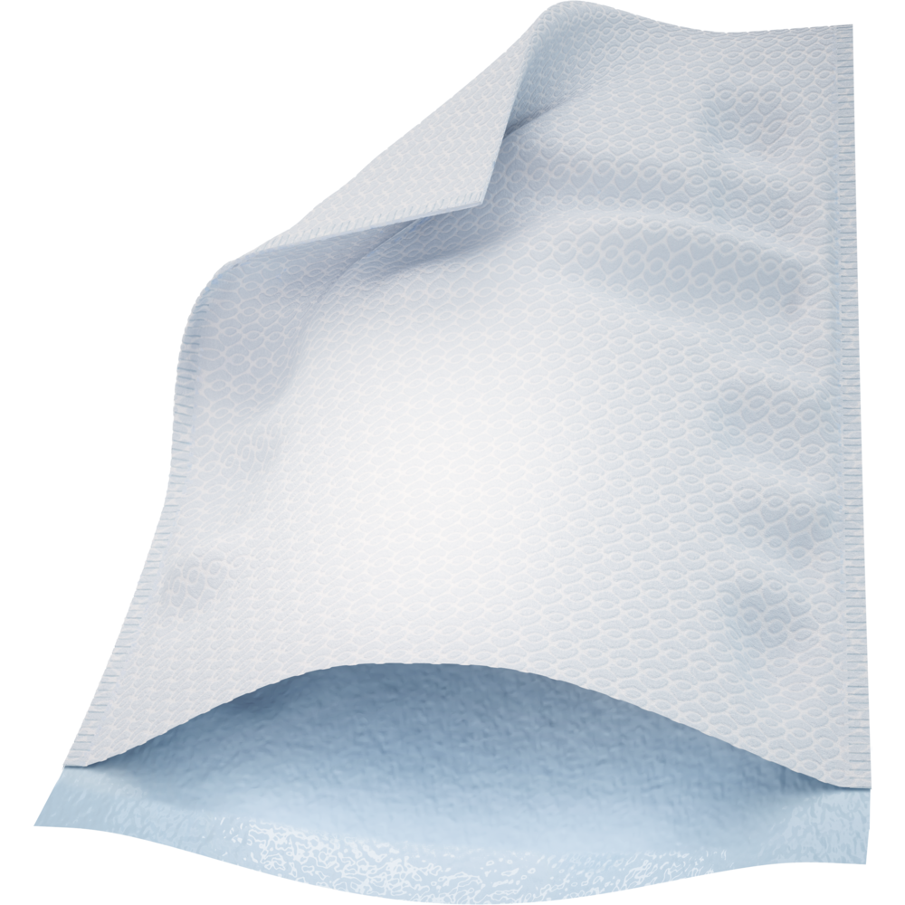 Waschhandschuhe, 16x23 cm, Airlaid/PE, Weiß   | Packung (50 Paare)