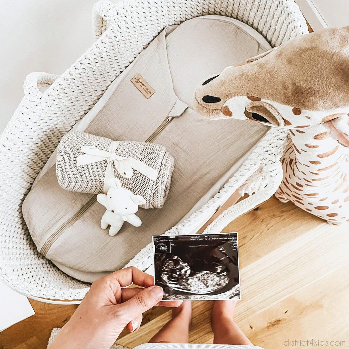Pucksack Musselin mitwachsend - Ganzjahresschlafsack wärmend & atmungsaktiv